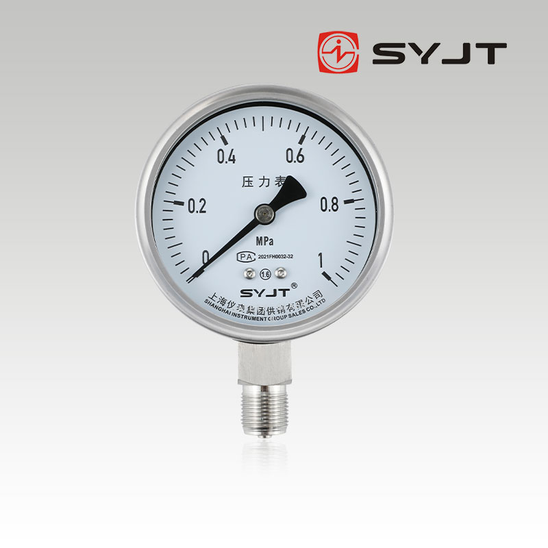 上儀Y-100BF不銹鋼壓力表